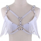 Explosive leather fringe halter bra Punk Bikini adjustable tank top Strap Strap Belt for women