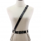 Newly designed Punk Hip Hop Fashion Women's Men's Belt Chain Trend Leather pin buckle chain belt belt harness