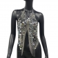 Hot trend accessory Sequin fringe chest chain Sexy backless sweet and spicy halter chest chain Body chain