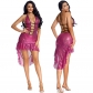 European and American sequin wrap hip fun Halloween suit with one-piece dovetail dress club dress