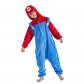 Mario Flannel cartoon one-piece pajamas Child