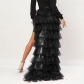 Puffy skirt multi -layer gauze skirt OVER SKIRT bridesmaid skirt light dress big dragging one -piece yarn skirt