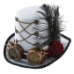 Punk cap Cosplay Gothic retro mirror dark rose gear chain hat