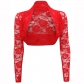 European and American lace small shawl hollow cardigan spring and summer all-match women's clothing sun protection jacket