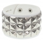 European and American fashion punk street shot nightclub square rivet bracelet ins couple leather bracelet