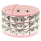 European and American fashion punk street shot nightclub square rivet bracelet ins couple leather bracelet