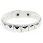 European and American fashion punk street shot nightclub square rivet bracelet ins couple leather bracelet