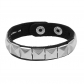 European and American fashion punk street shot nightclub square rivet bracelet ins couple leather bracelet