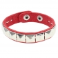 European and American fashion punk street shot nightclub square rivet bracelet ins couple leather bracelet
