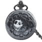 Sunflower Petals Black Butler Halloween Non-Mechanical Large Pocket Watch Black Multiple Patterns Optional
