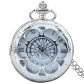 Sunflower Petals Black Butler Halloween Non-Mechanical Large Pocket Watch Black Multiple Patterns Optional