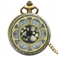 Sunflower Petals Black Butler Halloween Non-Mechanical Large Pocket Watch Black Multiple Patterns Optional
