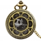 Sunflower Petals Black Butler Halloween Non-Mechanical Large Pocket Watch Black Multiple Patterns Optional