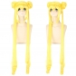 COS wig beauty girl warr Sailor Moon Moon Moon Battle Water Ice Moon Lemon Yellow