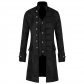 2024 new foreign trade European and American men's coat solid color fashion steam fractive retro menu uniforms...