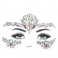 Halloween sticker hot -selling people face gemstone temporary tattoos Crystal flash sticker DIY eyebrow eye stickers