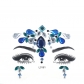 Halloween sticker hot -selling people face gemstone temporary tattoos Crystal flash sticker DIY eyebrow eye stickers