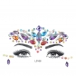 Halloween sticker hot -selling people face gemstone temporary tattoos Crystal flash sticker DIY eyebrow eye stickers