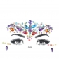 Halloween sticker hot -selling people face gemstone temporary tattoos Crystal flash sticker DIY eyebrow eye stickers