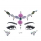 Halloween sticker hot -selling people face gemstone temporary tattoos Crystal flash sticker DIY eyebrow eye stickers