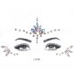 Halloween sticker hot -selling people face gemstone temporary tattoos Crystal flash sticker DIY eyebrow eye stickers