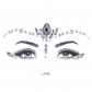 Halloween sticker hot -selling people face gemstone temporary tattoos Crystal flash sticker DIY eyebrow eye stickers