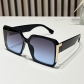 European and American retro square box high -level sensory trend women sunglasses fashion retro outdoor men's sunscreen cross -border sunglasses