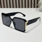 European and American retro square box high -level sensory trend women sunglasses fashion retro outdoor men's sunscreen cross -border sunglasses