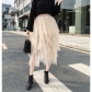 Star mesh half body skirt for women's autumn new high waisted fluffy skirt half body long skirt cake skirt gauze skirt trend