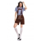 German Bavarian Beer Festival clothing Munich national culture carnival clothing beer party performance service