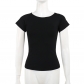 Spring 2024 new hot girl short -sleeved dark wind street versatile velvet printed T -shirt women