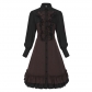 The new Halloween Halloween Palace Dress Large -size shirt Uncorbed hem retro skirt