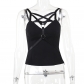 Spring 2024 new hot girl small vest Diablo Ghost in the pentagram Basic suspender top girl