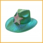 Phantom Pearl Light Party Pentagon Sequenant Western Cowboy Hat EVA hat colorful hat