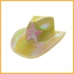 Phantom Pearl Light Party Pentagon Sequenant Western Cowboy Hat EVA hat colorful hat