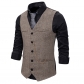 Retro 1920s Adult Men's Vest vest single -breasted casual vest chain set