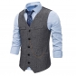 Retro 1920s Adult Men's Vest vest single -breasted casual vest chain set