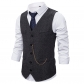 Retro 1920s Adult Men's Vest vest single -breasted casual vest chain set