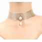 New accessories micro -inlaid pearl necklace clavicle chain necklace jewelry