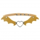 Punk creative bat wings vampire leather peach heart necklaces necklace necklace trend festival neck carvings collarbone chain