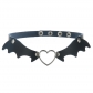 Punk creative bat wings vampire leather peach heart necklaces necklace necklace trend festival neck carvings collarbone chain