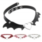 Punk creative bat wings vampire leather peach heart necklaces necklace necklace trend festival neck carvings collarbone chain