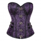 Purple retro Gothic dresses, ladies' body, waist top