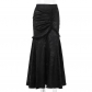 2024 new sexy bag hip skirt European and American atmosphere folds asymmetric fishtail skirt female