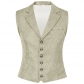 2025 European and American large size men's vest fashion men's business vest jacket casual jacket
