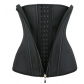 Double-layer steel frame royal waist trainer zipper sports waist support shaping belt latex abdominal binder