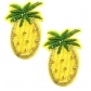 Cute Fruit Diamond Pineapple Nipple Stickers, Flat, Reusable, Universal Breast Stickers