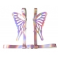 New European and American style PU leather angel butterfly wing suspender straps with laser seven-color reflective restraint body straps and shoulder straps