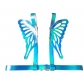 New European and American style PU leather angel butterfly wing suspender straps with laser seven-color reflective restraint body straps and shoulder straps