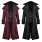New European and American medieval Halloween coat/jacket, retro outerwear, men's gothic dark costume